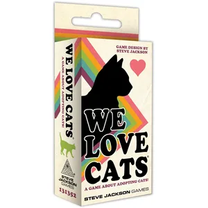 We Love Cats - Dobbelspel in het Engels - vanaf 14 jaar - voor 3 tot 6 spelers - voor Kattenliefhebbers pas cher