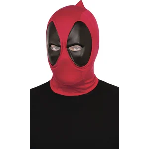 Rubies Cagoule - Deadpool - Adulte - Rouge - Tissu souple - Plastique rigide - Filet blanc pas cher