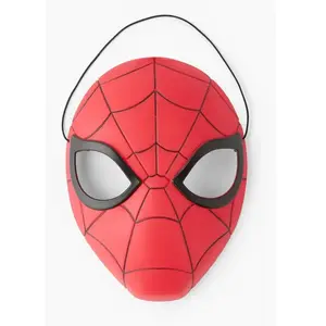 Rubies Masque Spiderman pour enfant RUBIE'S - Rouge - Licence Spiderman - Pour carnaval et soirées à thème pas cher