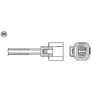 Lambdasonde OZA770EE73 NGK pas cher