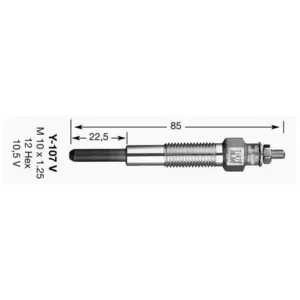 NGK Y-107V - Y107V - 6628 Bougie de préchauffage - d'allumage NGK Composant pas cher
