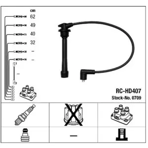 NGK Bougiekabelset pas cher