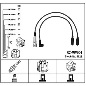 Comparateur de prix : Bougiekabelset RCVW904 NGK