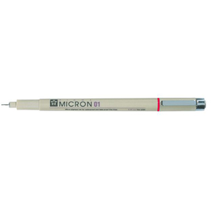 Sakura Pigma Micron 0.25 mm Archival Ink Pen Rood pas cher