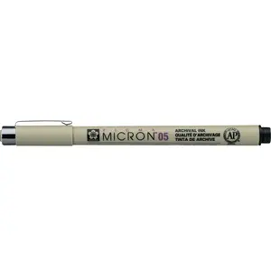 Sakura, Stylo, micron de pigma (Noir, 1 x) pas cher