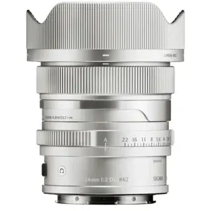 Objectif hybride Sigma DG CTP 24 mm f/2-22 Argent pour Monture L pas cher