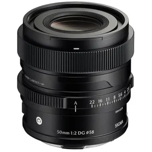 Objectif à Focale fixe Sigma DG CTP 50 mm f/2-22 Noir pour Monture Sony FE pas cher