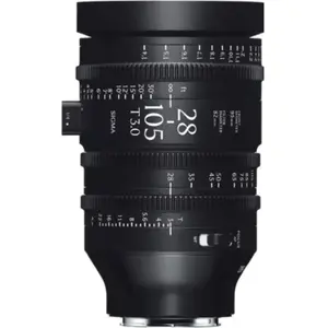 Objectif zoom Sigma 28-105mm T3 FF Cine Noir pour Monture L pas cher