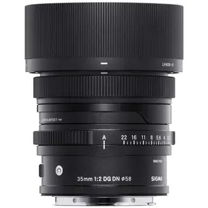 Objectif hybride Sigma 35mm f/2 DG DN Contemporary noir pour Sony FE pas cher