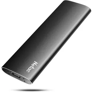 SSD Portable - NETAC - 500 Go - USB 3.2 Gen 2 - Type-C - Aluminium pas cher