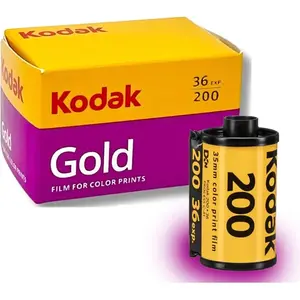 Kodak Gold 200 met 36 opnames  Fotorolletje  Filmrolletje  Kleinbeeld  135  Fotorol  Analoog 200 iso 200 asa