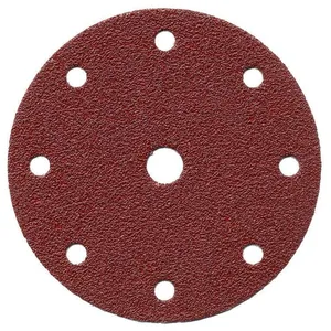 10 disques abrasifs Makita 150mm Red (8+1 trous) pas cher