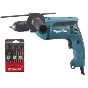 Makita Perceuse percussion HP1641K1X, 680W-0 à 2800 t/min