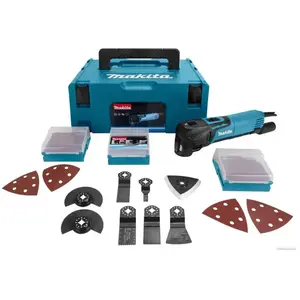 Découpeur-ponceur multifonction 320W en coffret MAKPAC 2 + accessoires - MAKITA - TM3010CX3J