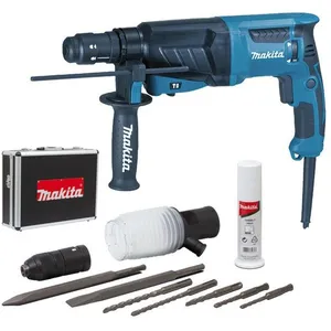 Perfo-burineur SDS Plus 800W avec accessoires + coffret - MAKITA - HR2... pas cher