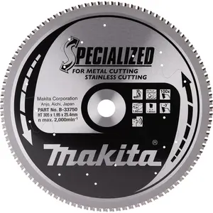 Makita - B-33750 Lame de scie circulaire spécialisée 305x254mm 100T Métal pas cher