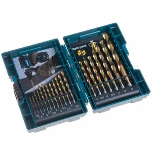 Foret à métaux HSS-Tin - Coffret de 19 pièces - Makita pas cher