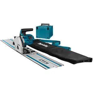 Scie plongeante 36V LXT Ø165 mm (produit seul) en coffret avec rail de guidage - MAKITA DSP600ZJ2