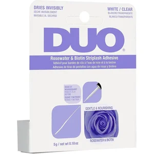 DUO - Rosewater & Biotin Striplash Adhesive Wimperlijm - Clear pas cher