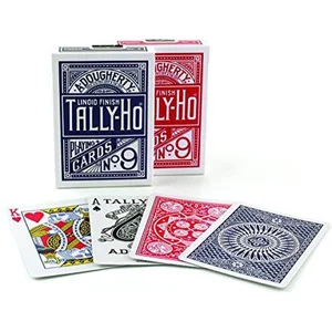 Jeu de cartes - tally ho - poker - 54 cartes pas cher