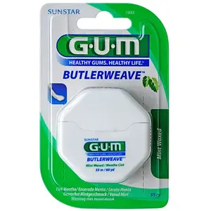 Comparateur de prix : Gum Dentalfloss Weave Waxed Menthe | 1 pièce