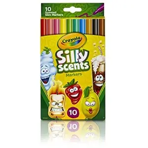 Kit créatif Crayola 10 feutres parfumés lavables à dessiner