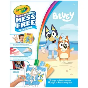 Dessin et coloriage enfant Crayola Color Wonder Bluey