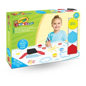 Ensemble tapis de dessin lavable et tempera Crayola - multicolore - 35x45x38 cm pas cher