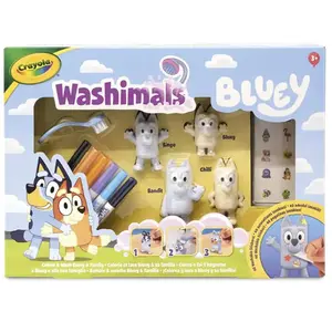 Crayola Washimals Coffret De 4 Animaux Bluey pas cher