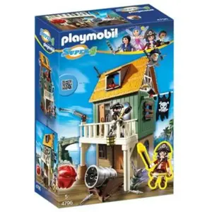 Playmobil - 4796 - super4 - fort des pirates camouflé avec ruby pas cher