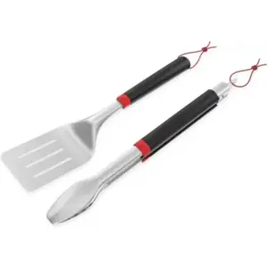 Comparateur de prix : Weber, Ustensiles pour barbecue, Value Tools Spatula Tongs S/2