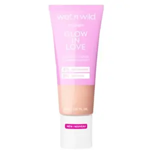 Wet n Wild Mega Glo 'Glow in Love' Radiance Liquid, Highlighter Liquide enrichi en Niacinamide et Vitamine E pour un Éclat Naturel, Gouttes Illuminateur de Teint avec Formule Modulable et Légère