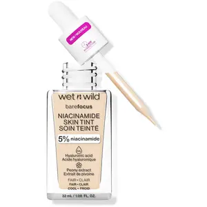Wet n Wild Bare Focus Niacinamide Skin Tint, Fond de Teint Léger avec ...Vendu parrakuten