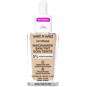 wet n wild Bare Focus Niacinamide Skin Tint Vloeibare foundation pas cher