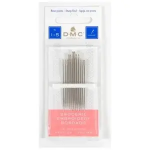DMC Aiguilles à broder Taille 1 à 5 - 12 pièces pas cher