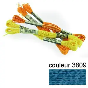 DMC Borduurgaren-3809 Aqua Groen pas cher