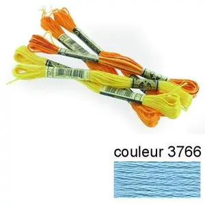 DMC Borduurgaren-3766 Licht Blauw pas cher