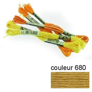 DMC Borduurgaren-680 Bruin pas cher