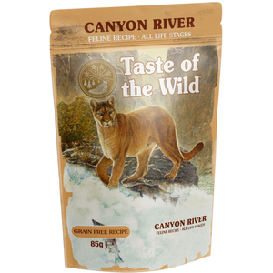 Taste of the Wild Canyon River truite pour chat   12 x 85 g pas cher