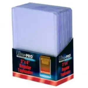 3" X 4" Clear Regular Toploader par 25 Ultra Pro pas cher