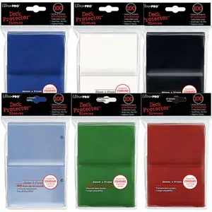 Ultra Pro - 330488 - Jeu De Cartes - Housse De Protection - Blue Solid - 100 Pièces pas cher