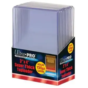 Ultrapro Ultra Pro - Standaard Kaartbeschermers Toploader Transparent ... pas cher