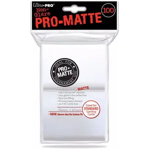 Ultra Pro Ultra ProACCPRO044-White Divers Standard Pro Manchons mats, Blanc pas cher