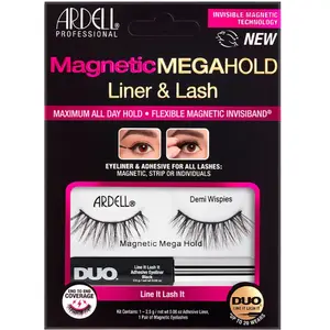 Ardell MegaHold Liquide Liner & Demi Wispies Magnétique pas cher