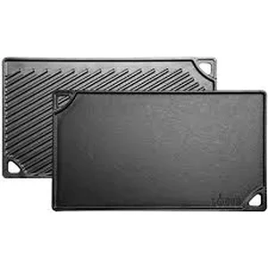 Lodge Gietijzeren Grillplaat Dubbel, 42x24cm pas cher