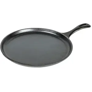 Lodge Grande crêpière en fonte naturelle 26cm  Sain et sans PFAS  Tous... pas cher