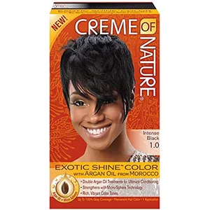 Crème of Nature Exotic Shine Couleur Noir Intense 1.0 pas cher