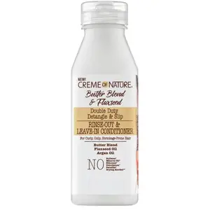 Comparateur de prix : Creme of Nature butter blend & flaxseed leave in conditioner 355ml
