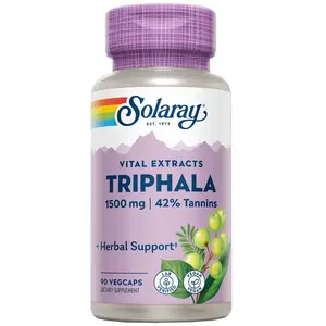 Solaray Capsules Triphala 500mg 90 UnitésVendu parbikeinn