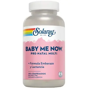 Solaray Tablettes Pour Bébés Baby Me Now Pre-natal Multi Multivitamins And Minerals 150 pas cher